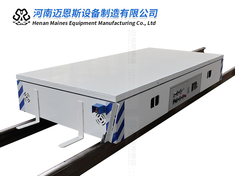 升降式轨道电动车平台转运车