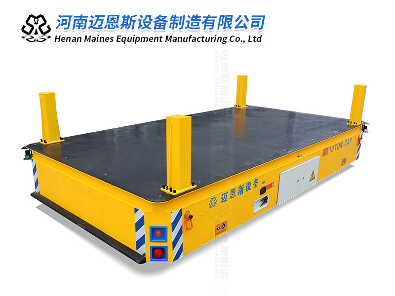 10吨无轨电动平车锂电池纵横移动